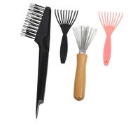 OUNONA Pulizia Per Spazzole e Pettini Strumento Per Rimuovere Nodi e Forfora Realizzato Materiali Robusti Leggero e Portatile Per Cura Dei Capelli