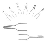 OUNONA Punte Regolabili per Pirografia su Legno Punte in Filo per Macchina Bruciatore Materiale Legnoso Accessori per Pirografia Manuale Dimensioni Adatte Principianti e Professionisti