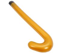 OUNONA Puntelli stampelle gonfiabili gigante divertente di grandi dimensioni palloncino stampella giocattoli gonfiabili con stampelle da passeggio gonfiabile pvc D'oro