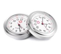 OUNONA Quadrante Orologio da Tasca in Quarzo 2 Pezzi, Vetro Argento, Design Conciso e Chiaro, per DIY Manuale e Creazione Orologi Unici da Tasca Stile Casuale