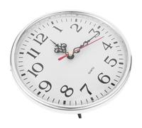 OUNONA Quartz Clock Insert Round Dial Roman Numeral Silent Movement Replacement for DIY Wall Clock Parts And Craft Repair Style B