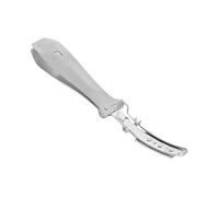 OUNONA Raschietto Multifunzionale in Acciaio Inox con Pinzette Integrate per Rimozione di Setole Strumento Compatto e Durevole per Pulizia Suini