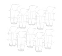 OUNONA Reti Porta Flaconi per Infusione 20 Pezzi in Plastico Bianco 500ml, Riutilizzabili Installazione Facile per Strutture Ospedaliere e Mediche
