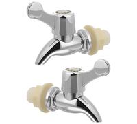 OUNONA Rubinetto per Distributore di Bevande Fredde 2 Pezzi Beccuccio di Ricambio in Plastica per Bottiglie da 15-18 MM Compatibile Secchi di Fermentazione e Brocche D’Acqua per Uso