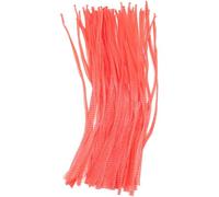 OUNONA Sacchetti Rete per Conservazione Frutta e Verdura 100pezzi in Nylon Rosso, Materiale Resistente e Non Facile da Strappare, per Cucina e Negozio