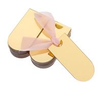 OUNONA Segnaletica Versatile Per Matrimoni - 1 Set Di 20 Etichette Adesive Arcuate in Acrilico Per La Disposizione Dei Posti A Sedere
