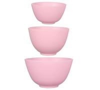 OUNONA Set 3 Ciotole per Maschere Fai da Te in Silicone Alimentare, Piccolo Medio e Grande, Ciotola per Mescolare Maschera Viso e Bellezza Multiuso, Utile per Fai da Te e Trattamenti