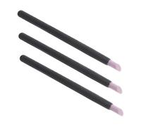 OUNONA Set 3 Pezzi Bastoncini Per Manicure Testina in Quarzo, Strumento Per Rimozione Cuticole e Pelle Morta, Lucidatura Unghie Portatile Per Cura Unghie Da Viaggio