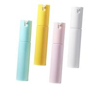 OUNONA Set 4 Flaconi Spray Ricaricabili 30ml in Pp Color Pastello, Bottiglie Da Viaggio Per Profumi, Spray Idratanti e Cosmetici, Portaprofumi Pratici Per Viaggi, e Uso Quotidiano