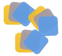 OUNONA Set 9 Pezzi Cuscinetti di Apertura Antiscivolo in Gomma per Apribottiglie e Apriscatole, Tappetini Presa Multiuso Resistenti e Compatti per Uso Cucina Quotidiano