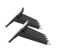 OUNONA Set da 2 Supporti per Laptop da Scrivania Mini Supporto Portatile per Notebook Raffreddamento Design Ergonomico Compatto per Migliorare Postura e Dissipazione del Calore