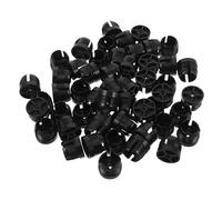 OUNONA Set da 50 Pezzi Copridadi in Plastica Dado di Serraggio e Anello di Supporto Fisso per Supporto Auto a Giunto Sferico Accessori di Ricambio Ricarica Wireless Compatibili Montaggio