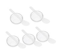 OUNONA Set di 1 Ciotola in Vetro per Maschere Viso Trasparente Multifunzionale Resistente per Spa e Trattamenti di Bellezza Stile Casuale