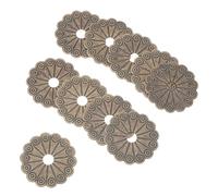 OUNONA Set di 10 Rondelle in Rame Stile Antico per Maniglie Mobili, Accessori Vintage per Restauro Mobili Installazione Sicura e Tenuta Ferma, per Cassetti e Pomelli