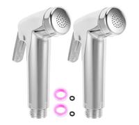 OUNONA Set di 2 testine per bidet, spruzzatore per bidet argento con guarnizioni e nastro adesivo