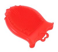 OUNONA Spazzola Massaggiante per Bagno Silicone per Scrubber Esfoliante per Shampoo e Morbida per Bagnetto Del Capelluto Dei Piccoli