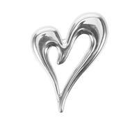 OUNONA Spilla a forma di cuore: spilla da balia con d'amore - elegante da bavero - fibbia per sciarpa e scialle per uomo e donna, abbigliamento per compleanno, matrimonio, San