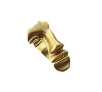 OUNONA Spilla Creativa a Forma di Volto in Lega Color Oro, Stile Semplice alla Moda, Spilla per Abbigliamento per Banchetti e Occasioni Speciali