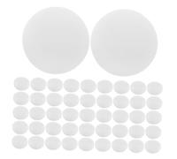 OUNONA Sponge Refill per Crema Viso 100pezzi Spugne per Trucco Viso Laser Engraved per Applicazione Precisa e Versatili