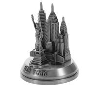 OUNONA Statua di Torre in Metallo di Edificio Iconico di York Scultura Decorativa per Interni o Ufficio Supporto per Libri
