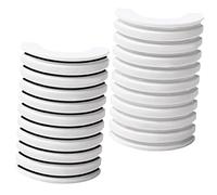 OUNONA Strisce Ciglia Autoadesive Trasparenti e Nere in Gomma Resina Sostituzione Colla Ciglia Adatte Tutti i Tipi Di Extension Facili Da Usare e Resistenti Sudore e Umidità