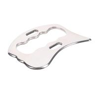 OUNONA Strumento Di Massaggio Guasha in Acciaio Inossidabile, Raschietto Per Rilassamento e Benessere Muscolare, Adatto Per Massaggi Sportivi e Terapia Tendinea Su Collo e Schiena