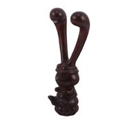 OUNONA Strumento Gua Sha in Legno per Viso e Naso Massaggiatore Manuale per Massaggio Viso e Collo Raschietto Portatile per Agopuntura Nasale