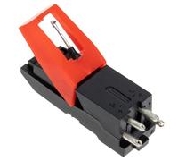 OUNONA Stylus Replacement Needle in Abs e Alluminio Rosso Stilo in Ceramica per Accessori Giradischi e Vinile