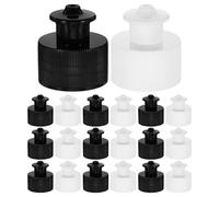 OUNONA Tappi per Bottiglie a Vite in Plastica 28 MM Set 20 Pezzi Guarnizione a di Perdite Compatibili per Bottiglie Riutilizzabili da Cucina e Campeggio Resistenti e Facili da Pulire