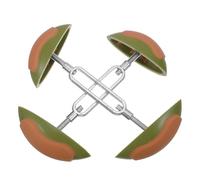 OUNONA Tendiscarpe Regolabile in Plastica Verde per Tacchi Alti da Donna e Uomo Forma per Scarpe Portatile Allargascarpe Mini per Mantenere la Forma di Stivali e Scarpe Eleganti per