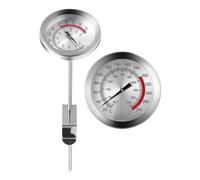 OUNONA Termometro Inossidabile con Precisione Termometro Bbq per Carni e Frittura Misurazione Sicura per Alimenti Leggero e Portatile