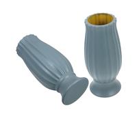 OUNONA Vasi per Decorazioni Commemorative Pe Semplice All'aperto 2 Pezzi in Plastica Capacità Moderata, Resistente alle Intemperie ai Danni, Design Sobrio Cimitero