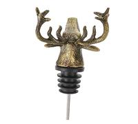 OUNONA Versatore per Vino Natalizio Zinco Beccuccio Antigoccia Chic con Design Facile da Resistente Accessorio per Bottiglie Vino Colore Bronzo Antico