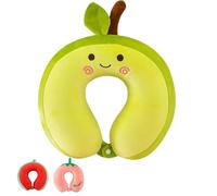 OUOQI Cuscino da Viaggio, Cuscino a Forma di U In Memory Foam, Cuscino di Supporto al Collo, Cuscino da Collo a Forma di U, Cuscino da Viaggio per Bambini, Cuscino da Viaggio Ultra Morbido (B)