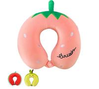 OUOQI Cuscino da Viaggio, Cuscino a Forma di U In Memory Foam, Cuscino di Supporto al Collo, Cuscino da Collo a Forma di U, Cuscino da Viaggio per Bambini, Cuscino da Viaggio Ultra Morbido (A)
