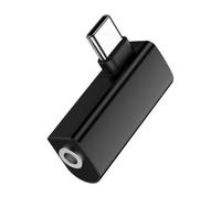 Ouorkee Adattatore per cuffie da USB C a jack da 3,5 mm, angolo di 90° | Cavo audio da tipo C a AUX per iPhone 17/16/15Pro Max/15 Plus Galaxy S26 S25 S24 S23 S22 Pad Pro 2022/2021 Google Pixel 8/7