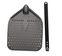 OUOULAJY Pala professionale in alluminio per pizza con manico Dura Mater, 30,5 cm, 40 cm