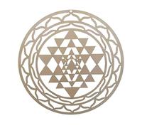 OUOULAJY Sri Yantra Decorazione da Parete Regalo Spirituale Geometria Sacra per Meditazione Zen Yoga