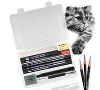 oupados Set di matite dirette, 24 matite da disegno, matite in grafite, estensore per matite per schizzi, gomma, coltello taglierino, tergicristallo per disegni, artisti, adulti, amanti degli schizzi