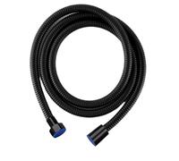 oupados Tubo Doccia 2m Flessibile Doccia Acciaio Inossidabile Flessibile Doccia Nero per il Bagno,Sostituzione Della Connessione Doccia, Irrigatore da Giardino