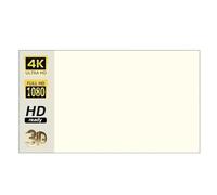 OUQAERM schermo pieghevole Schermo proiettore griglia bianca | Anti-Cortina Luminosa 100 130 pollici 16:9 Portatile 4K HD(84 inch)
