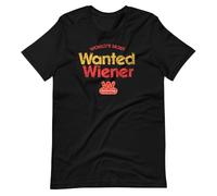 OUQIAO Wienerschnitzel Worlds Most Wanted Wiener T-Shirt Black L