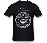 OUQIAO YYAO Men's The Fields of Nephilim T-Shirt- Black Black XXL