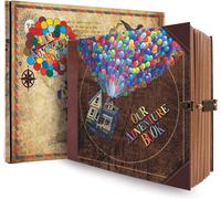 Our Adventure Book 146 Pagine Album Fotografico,Stile Retrò Scrapbooking,Di Viag