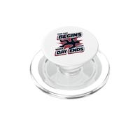 Our Day Begins When Your Day Ends Medicina legale PopSockets PopGrip per MagSafe