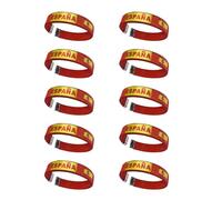 our fave Confezione multipla di 10 braccialetti elastici a tema bandiera, accessori adatti per feste e celebrazioni internazionali, facili da usare, One Size, come descritto, come descritto