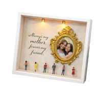 our fave Diys Minis Musei Silhouetted Box con Cornice Figure Ombre Frame Set Personalizzare Foto Memoria Vetrina Musei Sagome
