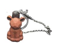 our fave Unica collana lunga sfaccettata a forma di animale elegante accessorio in resina per le donne collana sfaccettata geometrica