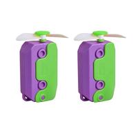 our fave Ventilatore portatile combinato ABS sicuro ricarica rapida tramite USB a forma di carota ventilatore portatile ricaricabile USB con giocattolo silenzioso per tutte le età