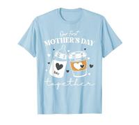 Our First Mother's Day Together Baby Mommy And Me Matching Maglietta